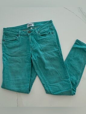 PAIGE Verdugo Ultra Skinny Spearmint Skinny Jeans. Size 27